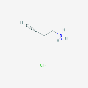 But-3-ynylazanium;chloride