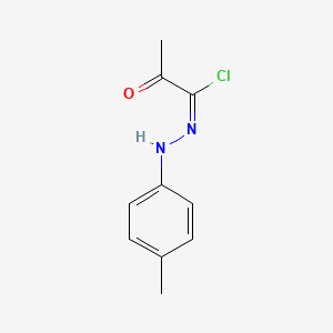 (1E)-N-(4-methylphenyl)-2-oxopropanehydrazonoyl chloride