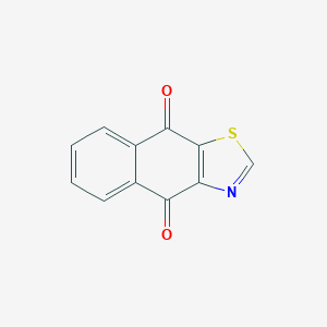 molecular formula C11H5NO2S B078148 Naphtho[2,3-d]thiazole-4,9-dione CAS No. 14770-63-9
