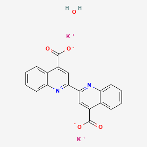 Potassium [2,2'-biquinoline]-4,4'-dicarboxylate hydrate