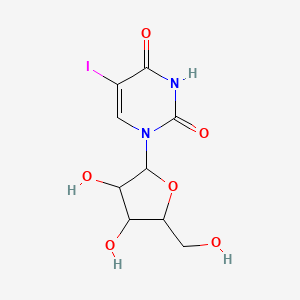 1-[3,4-dihydroxy-5-(hydroxymethyl)tetrahydrofuran-2-yl]-5-iodopyrimidine-2,4(1H,3H)-dione