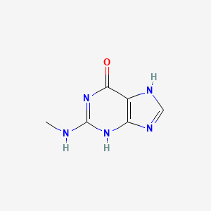 molecular formula C6H7N5O B7814863 2-(methylamino)-3,7-dihydropurin-6-one 