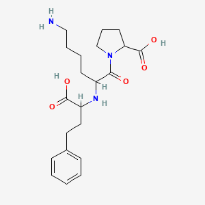 N~2~-(1-carboxy-3-phenylpropyl)lysylproline
