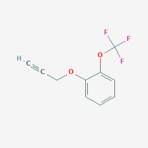 molecular formula C10H7F3O2 B7814983 1-(Prop-2-ynyloxy)-2-(trifluoromethoxy)benzene CAS No. 352314-76-2