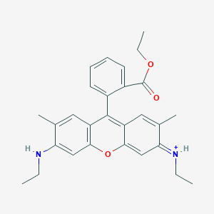 molecular formula C28H31N2O3+ B078150 rhodamine 6G cation CAS No. 12224-98-5