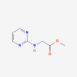 molecular formula C7H9N3O2 B7815490 Glycine, N-2-pyrimidinyl-, methyl ester CAS No. 1042503-63-8