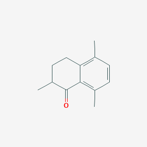 molecular formula C13H16O B078155 2,5,8-Trimethyl-1-tetralone CAS No. 10468-59-4