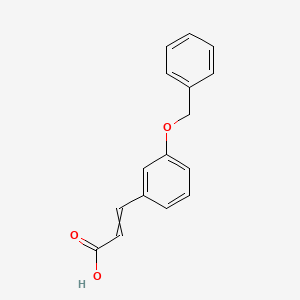 molecular formula C16H14O3 B7815663 3-(Benzyloxy)cinnamic acid 