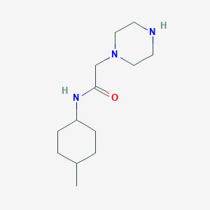 N-(4-methylcyclohexyl)-2-(piperazin-1-yl)acetamide
