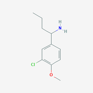 1-(3-Chloro-4-methoxyphenyl)butylamine