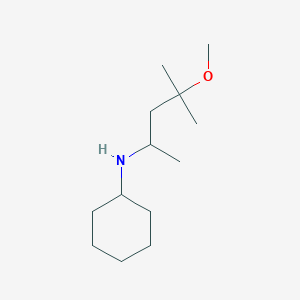 N-(4-methoxy-4-methylpentan-2-yl)cyclohexanamine