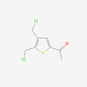1-[4,5-Bis(chloromethyl)-2-thienyl]ethanone