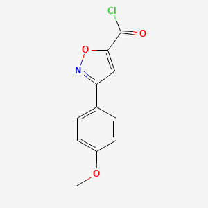 3-(4-Methoxyphenyl)-5-isoxazolecarbonyl chloride