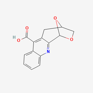 1,3,4,5-Tetrahydro-1,4-epoxyoxepino[3,4-b]quinoline-6-carboxylic acid