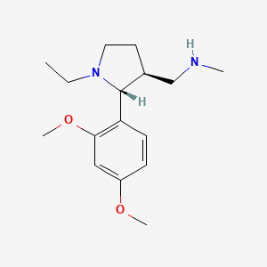 1-[(2R,3S)-2-(2,4-dimethoxyphenyl)-1-ethylpyrrolidin-3-yl]-N-methylmethanamine