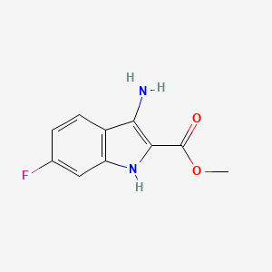 methyl 3-amino-6-fluoro-1H-indole-2-carboxylate