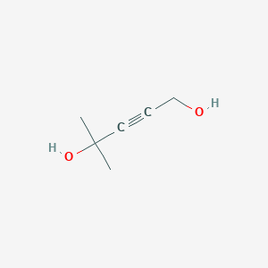 molecular formula C6H10O2 B078164 4-甲基戊-2-炔-1,4-二醇 CAS No. 10605-66-0