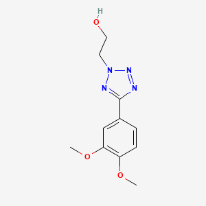 2-[5-(3,4-dimethoxyphenyl)-2H-tetrazol-2-yl]ethanol