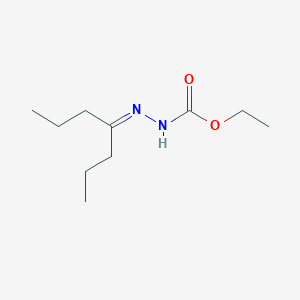 molecular formula C10H20N2O2 B078166 Carbazic acid, 3-(1-propylbutylidene)-, ethyl ester CAS No. 14702-39-7