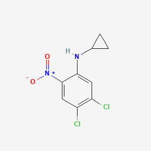 4,5-dichloro-N-cyclopropyl-2-nitroaniline