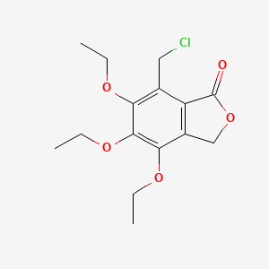 7-(chloromethyl)-4,5,6-triethoxy-2-benzofuran-1(3H)-one