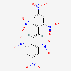 molecular formula C14H6N6O12 B7817115 HEXANITROSTILBENE 