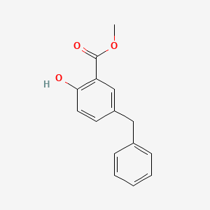 molecular formula C15H14O3 B7817360 Methyl 5-benzyl-2-hydroxybenzoate 