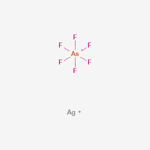 molecular formula AgAsF6 B078178 Silver hexafluoroarsenate CAS No. 12005-82-2