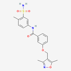 molecular formula C20H21N3O5S B7817955 Z62954982 