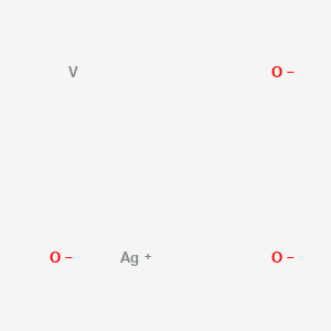 molecular formula AgO3V-5 B078181 Silver vanadium oxide (Ag3VO4) CAS No. 15124-04-6