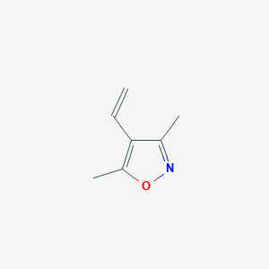 molecular formula C7H9NO B7818277 3,5-dimethyl-4-vinylisoxazole CAS No. 59402-51-6