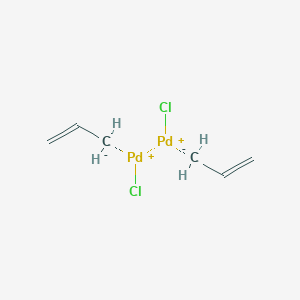 molecular formula C6H10Cl2Pd2 B078185 Allylpalladium chloride dimer CAS No. 12012-95-2