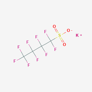 molecular formula C4F9KO3S B7818528 potassium;1,1,2,2,3,3,4,4,4-nonafluorobutane-1-sulfonate 