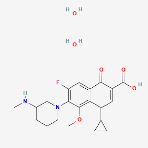 molecular formula C21H29FN2O6 B7818619 Balofloxacin 