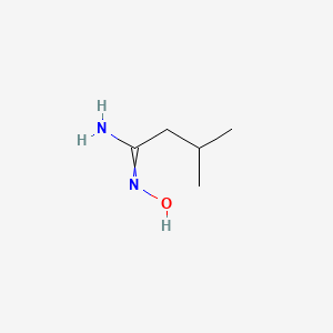 molecular formula C5H12N2O B7818636 N-Hydroxy-3-methyl-butyramidine 