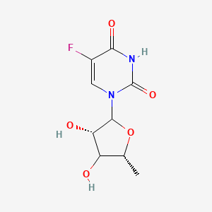 1-[(3S,5R)-3,4-dihydroxy-5-methyloxolan-2-yl]-5-fluoropyrimidine-2,4-dione