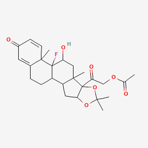 molecular formula C26H33FO7 B7818701 TRIAMCINOLONE ACETONIDE 21-ACETATE 
