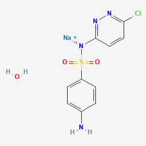 molecular formula C10H10ClN4NaO3S B7818969 Sulfachloropyridazine (sodium) 