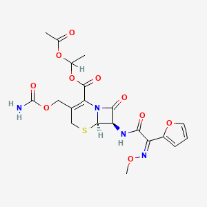 molecular formula C20H22N4O10S B7819149 Cefuroxime Axetil 