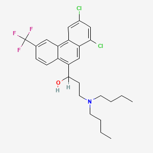 molecular formula C26H30Cl2F3NO B7819225 Halofantrine CAS No. 66051-74-9