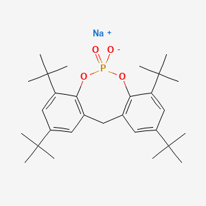 molecular formula C29H42NaO4P B7819267 sodium;1,3,7,9-tetratert-butyl-11-oxido-5H-benzo[d][1,3,2]benzodioxaphosphocine 11-oxide 