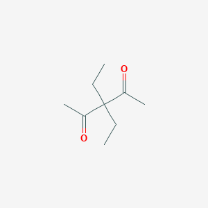 molecular formula C9H16O2 B078193 3,3-Diethylpentane-2,4-dione CAS No. 15119-66-1