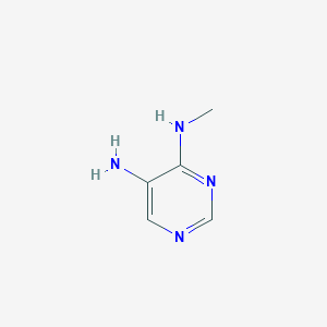 molecular formula C5H8N4 B078194 4,5-Pyrimidinediamine, N4-methyl- CAS No. 13784-17-3
