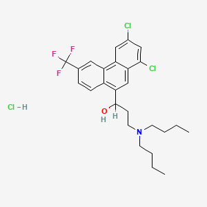 molecular formula C26H31Cl3F3NO B7819406 Halofantrine hydrochloride CAS No. 66051-64-7