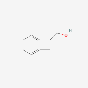 molecular formula C9H10O B7819473 Bicyclo[4.2.0]octa-1,3,5-trien-7-ylmethanol 