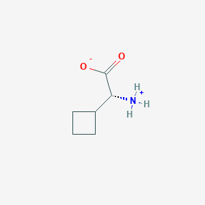 (2R)-2-azaniumyl-2-cyclobutylacetate