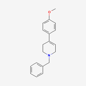 molecular formula C19H21NO B7819508 1-Benzyl-4-(4-methoxyphenyl)-1,2,3,6-tetrahydropyridine 