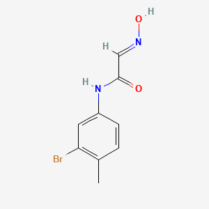 molecular formula C9H9BrN2O2 B7819533 Acetamide, N-(3-bromo-4-methylphenyl)-2-(hydroxyimino)- 
