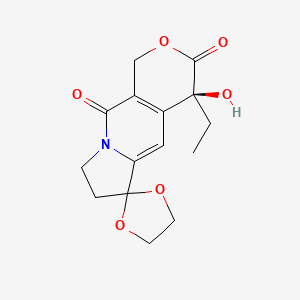 molecular formula C15H17NO6 B7819549 Exatecan intermediate 12 CAS No. 110351-93-4