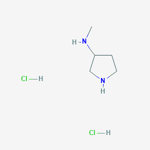 molecular formula C5H14Cl2N2 B7819560 N-Methylpyrrolidin-3-amine dihydrochloride 